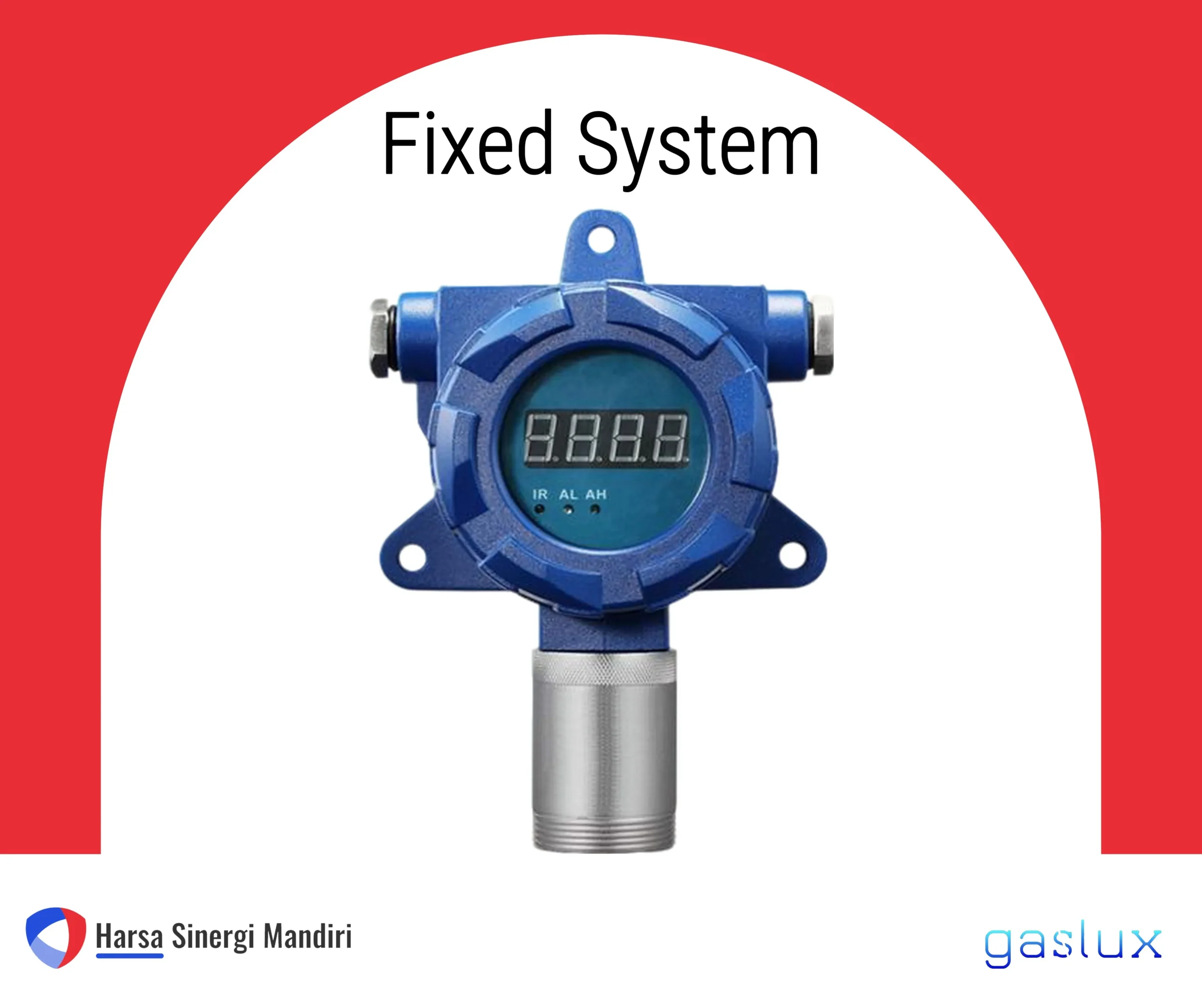 Produk Gas Detector Fix - Gaslux Fixed System dari Gaslux
