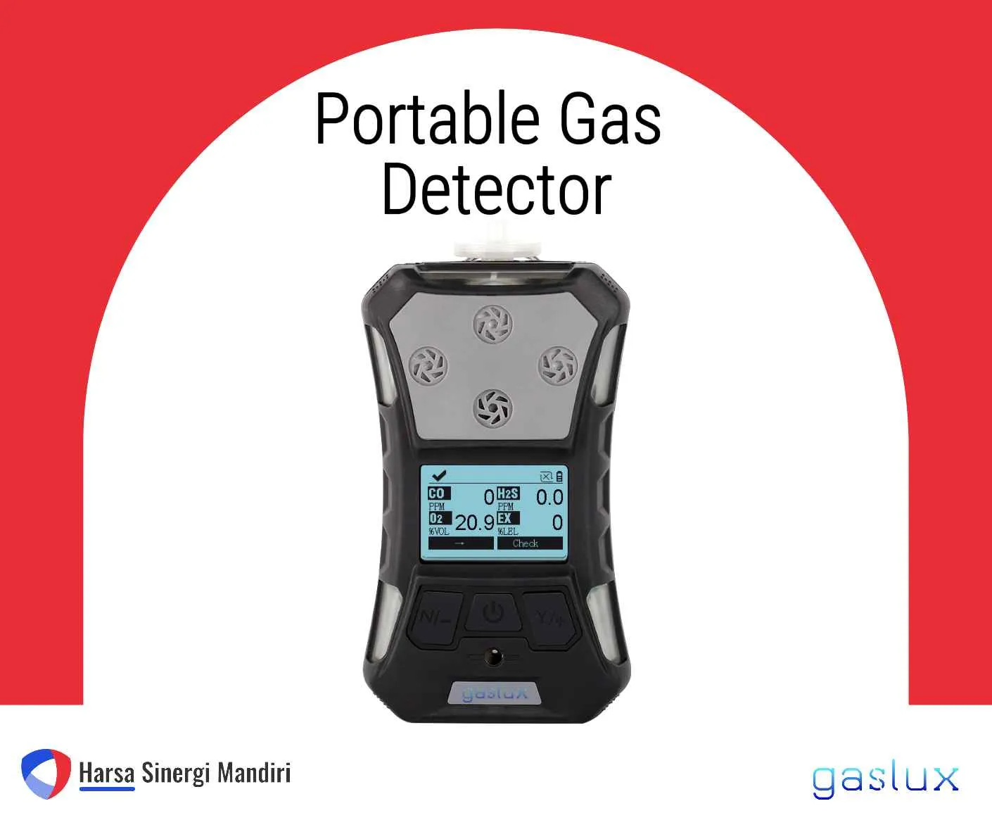Produk Gaslux PM - Portable Gas Detector dari Gaslux